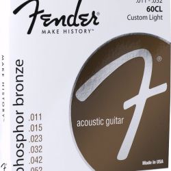 Fender Phosphor Bronze Acoustic 11 - 52 Guitar Strings, Ball End