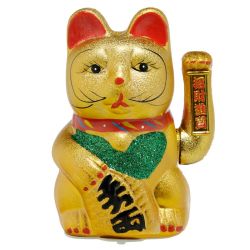 Čínska mačka pre šťastie XL CAT177,  21 cm