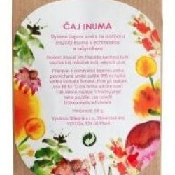 Bilegria Inuma bylinná čajová zmes na podporu imunity s echinaceou a rakytníkom 50 g