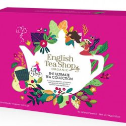 English Tea Shop Darčeková sada The Ultimate ružová BIO v papierovej kazete 48 sáčkov