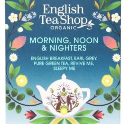 English Tea Shop MIX ranné, poludňajšie a nočné čaj BIO 20 sáčkov