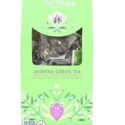 English Tea Shop Zelený čaj s jasmínem a bezinkou 15 pyramidek sypaného čaje