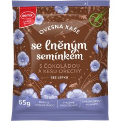 Semix Ovsená kaša s čokoládou, kešu orechmi a ľanovým semienkom 65 g