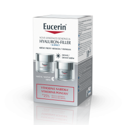 EUCERIN Hyaluron-filler krémy denný pre suchú pleť 50 ml + nočný 50 ml