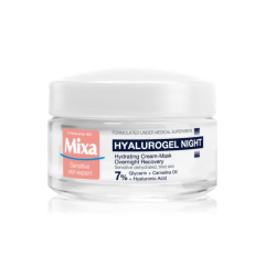 MIXA Hyalurogel night nočný hydratačný krém pre citlivú pleť 50 ml