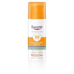 Eucerin SUN Ochranný krémový gél SPF 50+  tónovací medium 50 ml