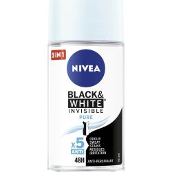 Nivea Guľôčkový antiperspirant Invisible For Black & White Pure 50 ml