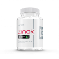 ZEREX Zinok chelát 25 mg 60 tabliet