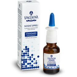 VINCENTKA Nosový sprej standard hypotonický 25 ml