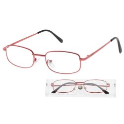 AMERICAN WAY okuliare na čítanie červené +2,00 v etui 1 kus