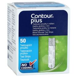 Testovacie prúžky - Contour Plus (50 ks)