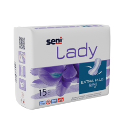SENI Lady extra plus urologické vložky pre ženy, savosť 590 ml 15 kusov