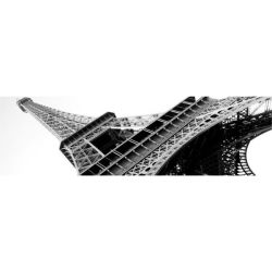 Obraz na plátne Panoráma, Eiffelova veža, 36x118cm