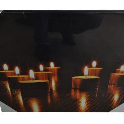 Svietiaci obraz sviečky 1. 40x50cm