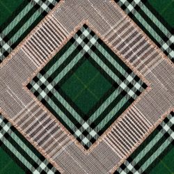 MINDTHEGAP Checkered Patchwork British Green, zelená/hnedá/čierna/farebná skupina zelená/farebná skupina čierna + biela/farebná skupina hnedá + béžová