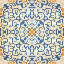 MINDTHEGAP Spanish Tile, modrá/oranžová/farebná skupina modrá/farebná skupina oranžová