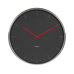 Dizajnové nástenné hodiny 5643GY Karlsson 40cm