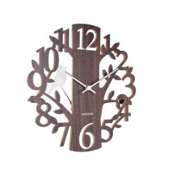 Kyvadlové nástenné hodiny Woodpecker 5690DW Karlsson 40cm