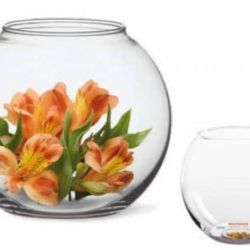 Kinekus Váza GLOBE guľa priemer 16,4 cm, číre sklo