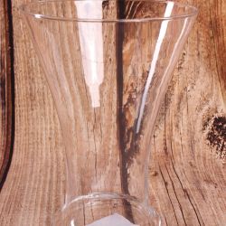 Sklenená váza - valcová-zaoblená (p. 19cm v. 26,5cm)