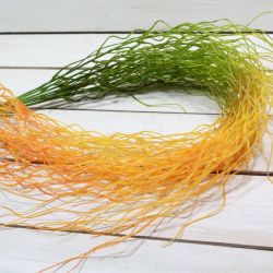 Umelá zeleň ťahavá (100 cm) - oranžovo-zelená