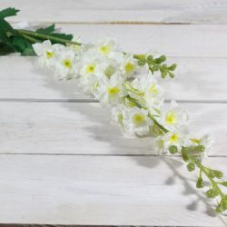 Umelý kvet STRAČIA NÔŽKA - biela (v. 88 cm)