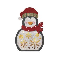 EMOS LED Vianočná dekorácia 5xLED/2xAA tučniak