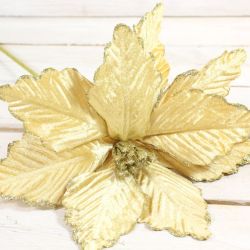 Vianočný kvet - zlatý (v. 54 cm)