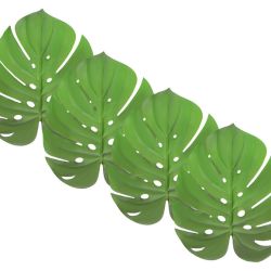 Livarno Home Prestieranie na stôl – palmový list, 4 kusy (zelená)