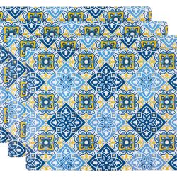 Livarno Home Prestieranie, 33 x 48 cm, 4 kusy (modrá/vzor)
