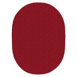 Livarno Home Žakárový obrus so stolovým pásom (červená, ovál (Ø 160 x 220 cm + 20 x 220 cm))