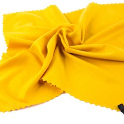 NEMO Rychleschnoucí ručník 40 x 40 cm, žlutý s karabinou