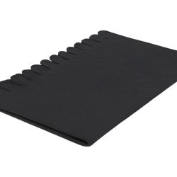 Livarno Home Flaušová deka, 130 x 170 cm (čierna)