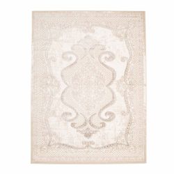 3D Vintage koberec Patin - vzor 7741 béžový