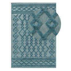 MOOD SELECTION Exteriérový koberec Bonte Turquoise , tyrkysová