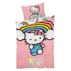 Detská posteľná bielizeň z bavlny Renforcé, 140 x 200 cm (Hello Kitty)