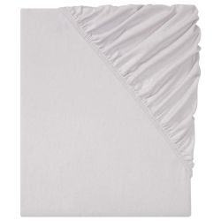 Livarno Home Napínacia plachta z jemného flanelu, 90 – 100 x 200 x 25 cm (sivá)