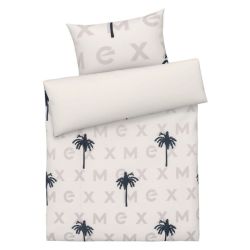 Mexx Home Bavlnená posteľná bielizeň Renforcé, 140 x 200 cm (palmy )