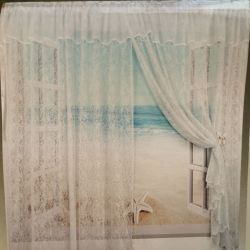 Hotová záclona TENDINA (FJ578) - biela (400x150 cm)