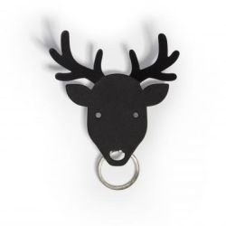 Vešiačik na kľúče Qualy Deer Key Holder, jeleň čierny