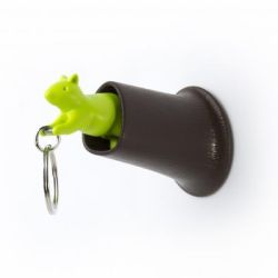 Vešiačik na kľúče Qualy Squirrel Key Holder, zelený