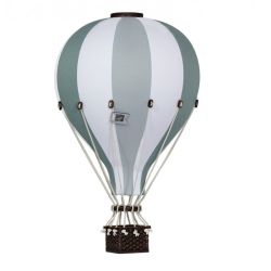 Dadaboom.sk Dekoračný teplovzdušný balón- zelená/šedozelená - L-50cm x 30cm