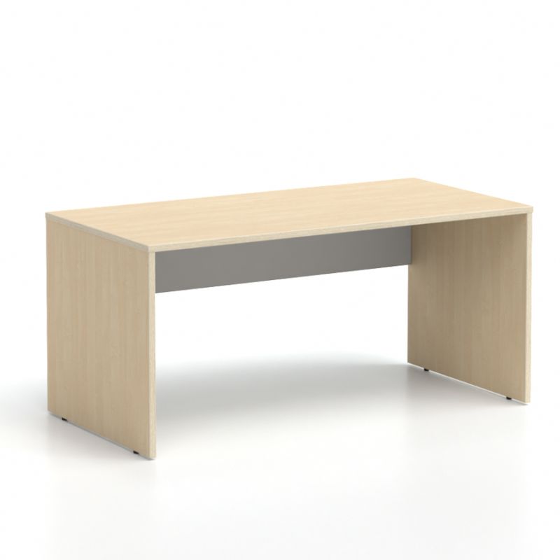 DREVONA33 Kancelársky stôl LUTZ 160x80 breza + biela