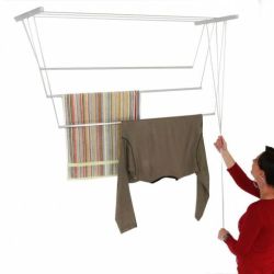 Kinekus Sušiak stropný na prádlo, 5 tyčí, 100 cm