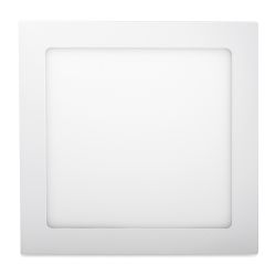LED Solution Biely vstavaný LED panel hranatý 225 x 225mm 18W Farba svetla: Teplá biela 191095