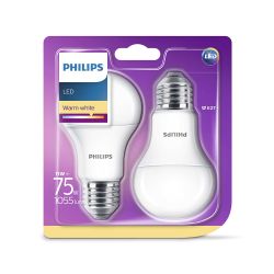 Philips SADA 2x LED žiarovka Philips E27/11W/230V 2700K