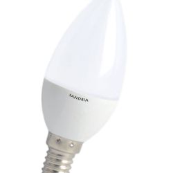 LED žiarovka Sandy LED  S1215 C37 5W teplá biela