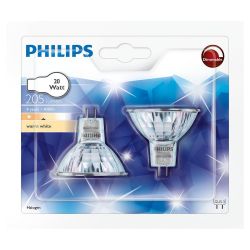 Philips SADA 2x Priemyselná halogénová žiarovka GU5,3/20W/12V 3000K