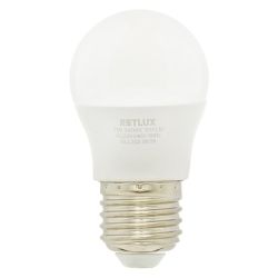 Žiarovka LED E27 7W miniGLOBE biela teplá RETLUX RLL 302