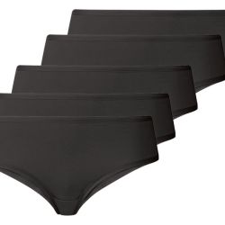 ESMARA® Dámske bedrové nohavičky, 5 kusov (XS (32/34), čierna)